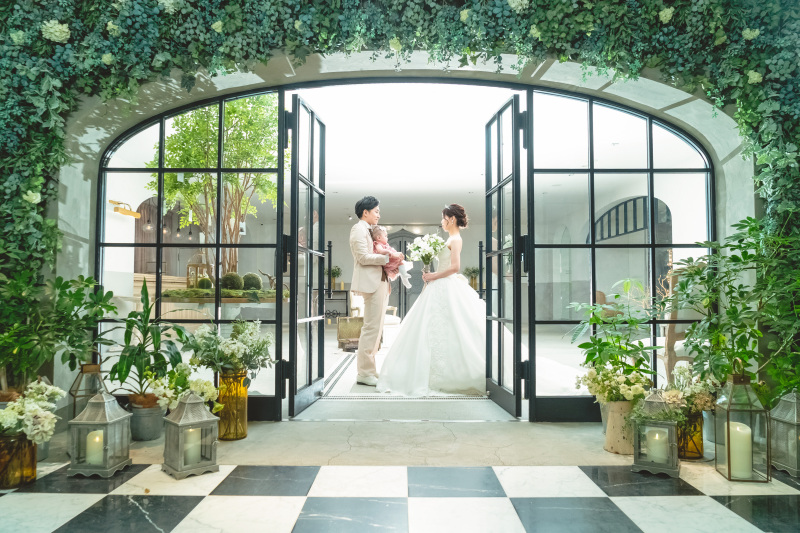 大きなグリーンのアーチ