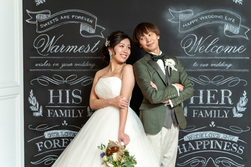 館内のフォトブース貸切☆洋装プラン