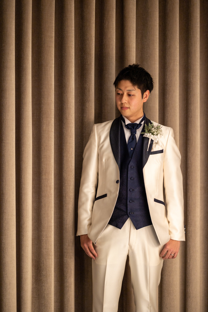 新郎様のソロショット