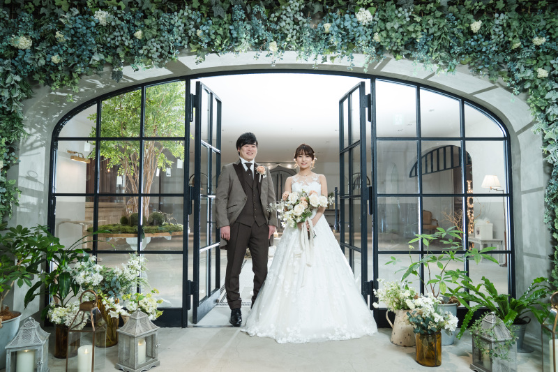 エントランスにて