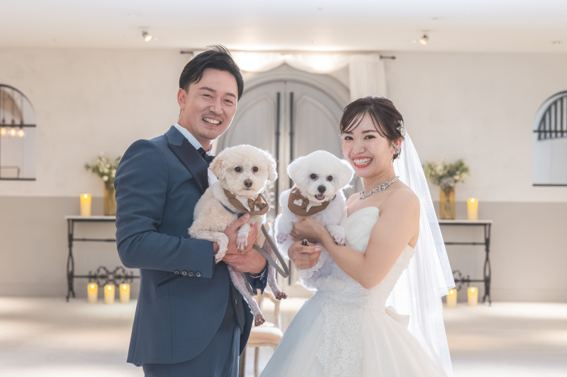 愛犬と紡ぐ　和と洋のフォトウェディング