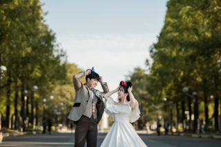 可愛さ全開のロケーション撮影＊