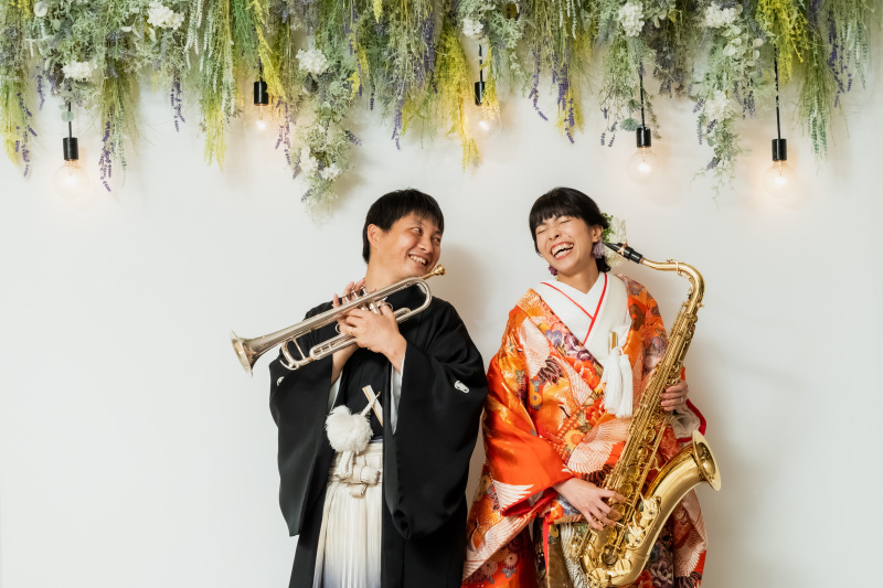 お二人そろって☆