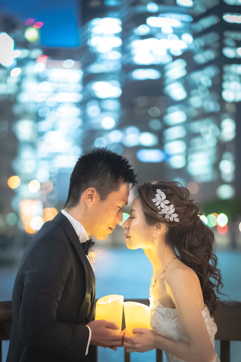 キャンドルを使って