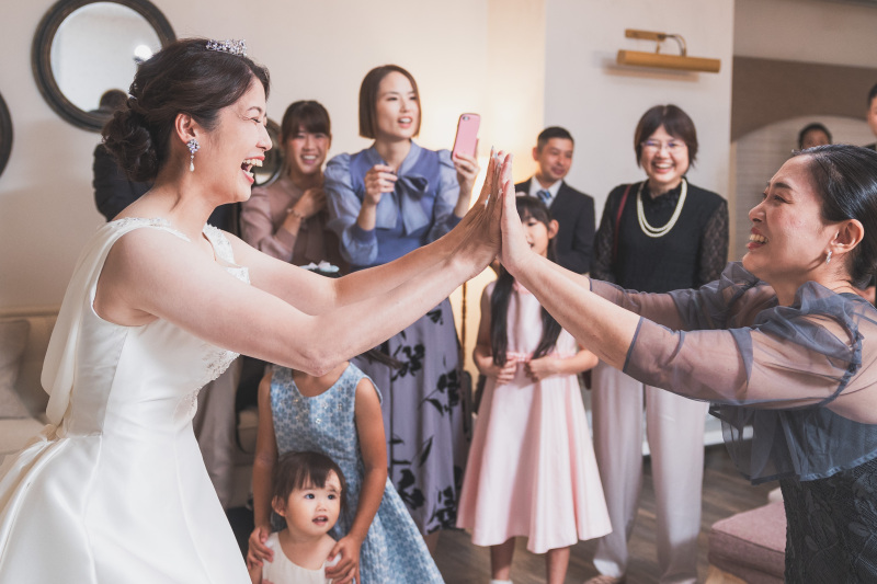 家族との感動ショット！