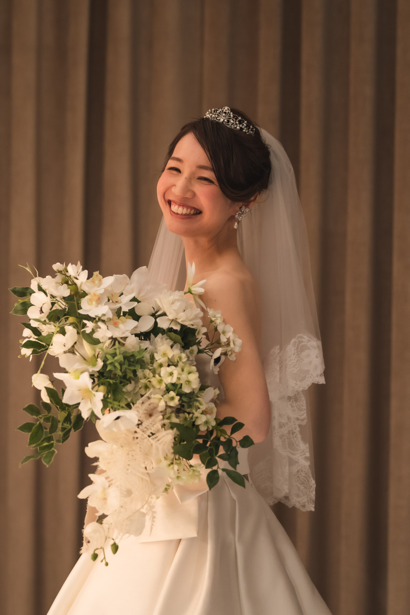 新婦様のソロショットも