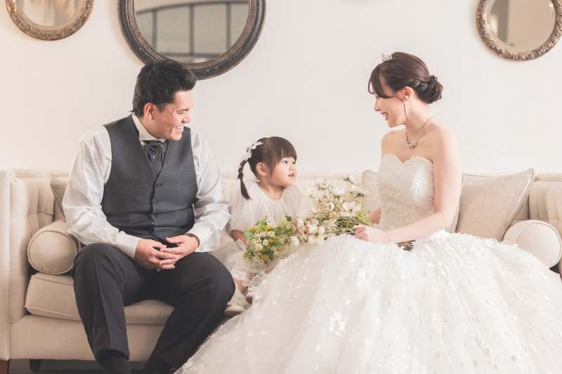 おふたりとお子様との大切な時間♡