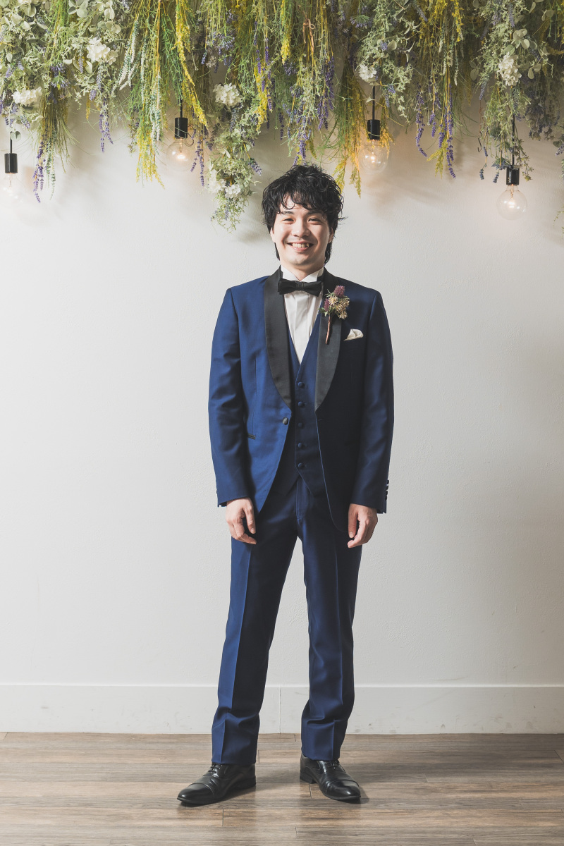 新郎様のソロカット