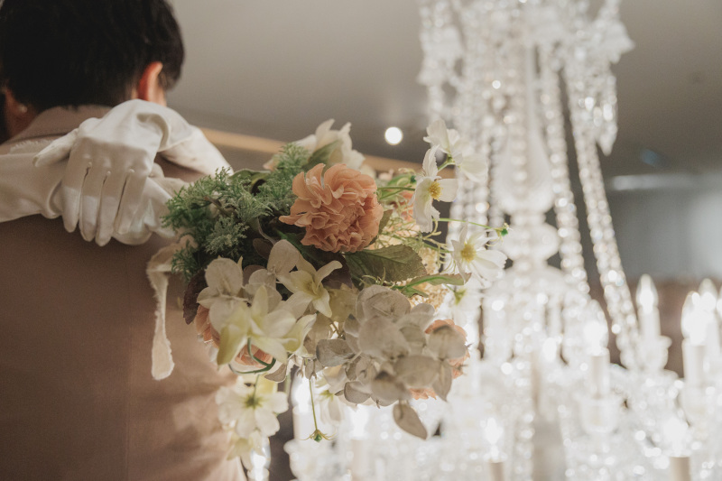 チャペルで挙式風フォト