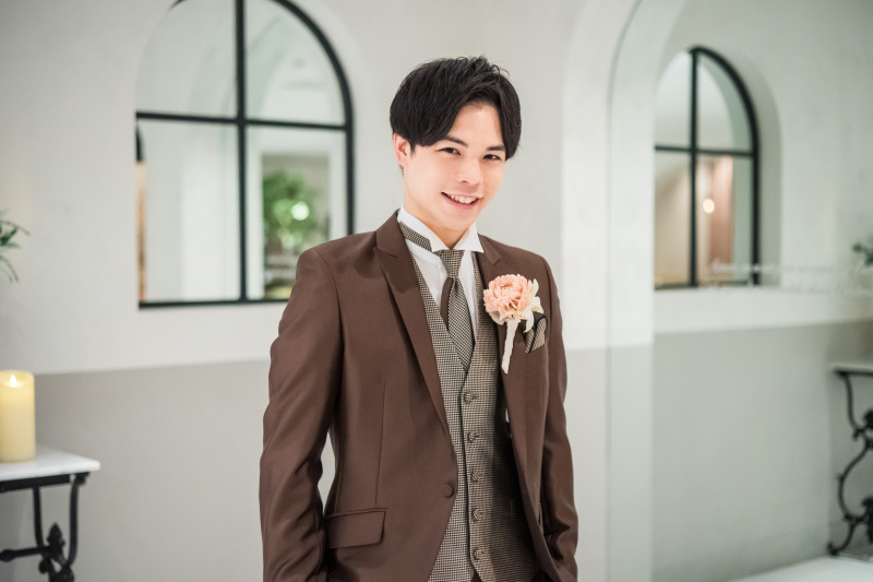 新郎様のソロショット