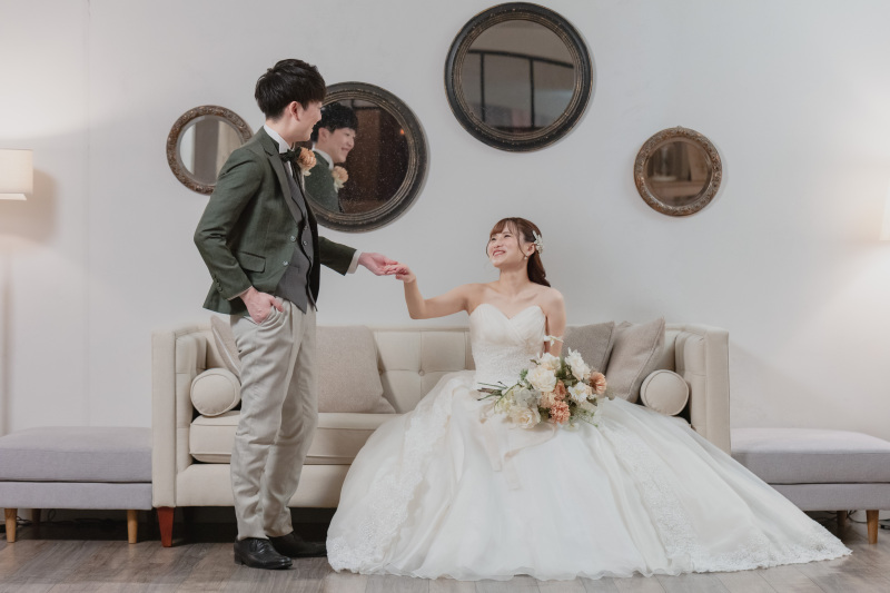 新郎様のエスコート