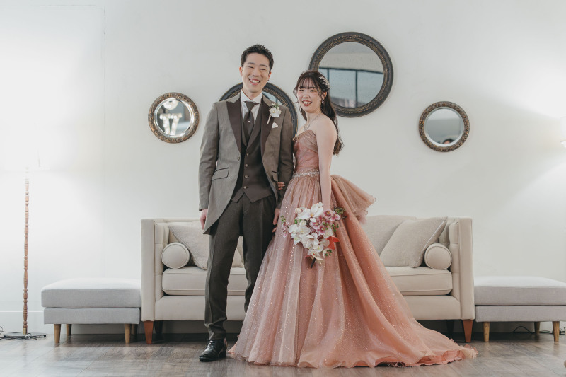 カラードレスでお色直し♡