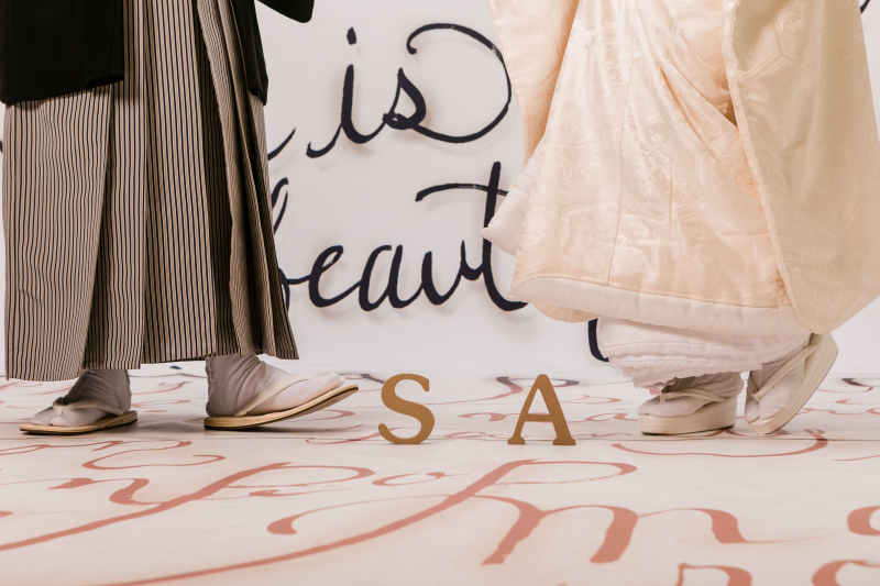 イニシャルを使って♪