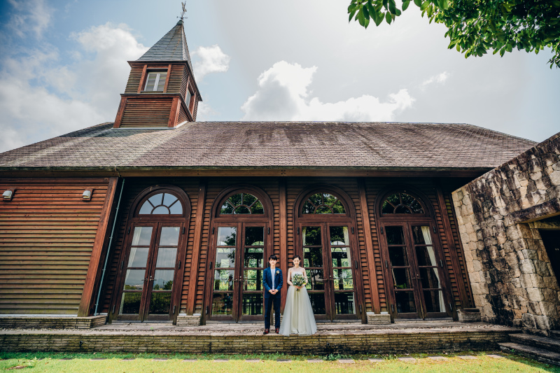 チャペル横での１ショット