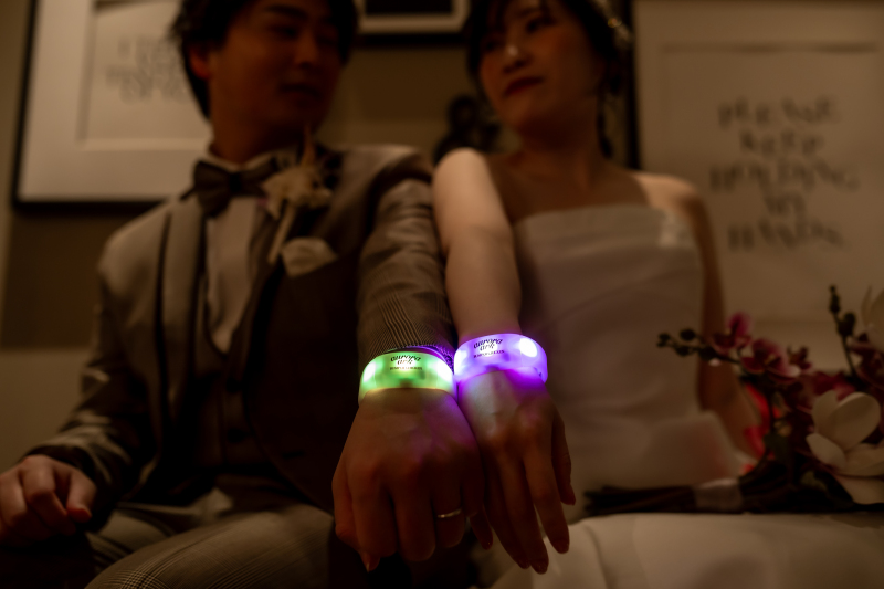 鮮やかに光るライブグッズ☆