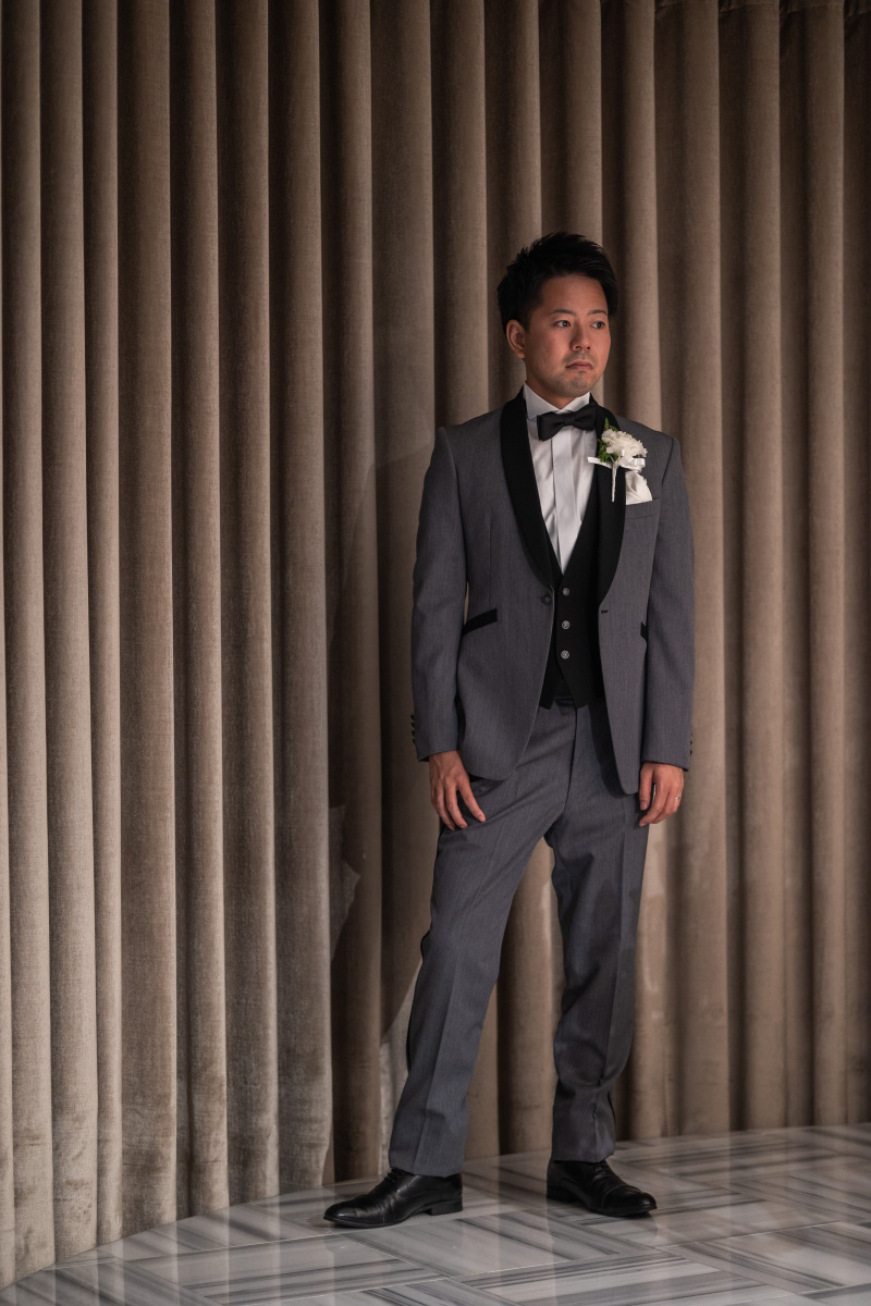 新郎様もソロショット