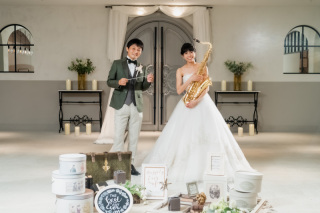 和装＆洋装！おふたりの思い出と一緒に撮影♪