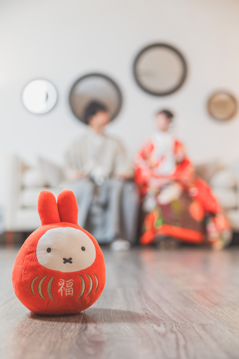 持込アイテムで二人オリジナルのカットを！