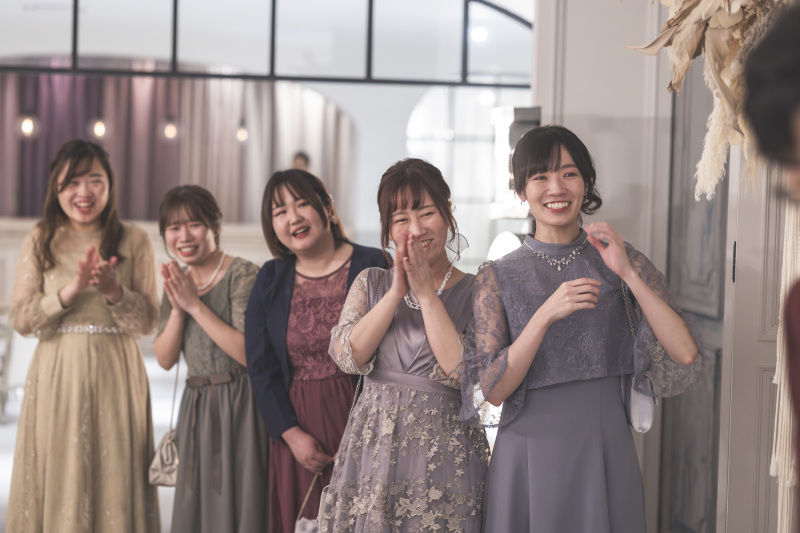 お二人の晴れ姿に惚れぼれ♡