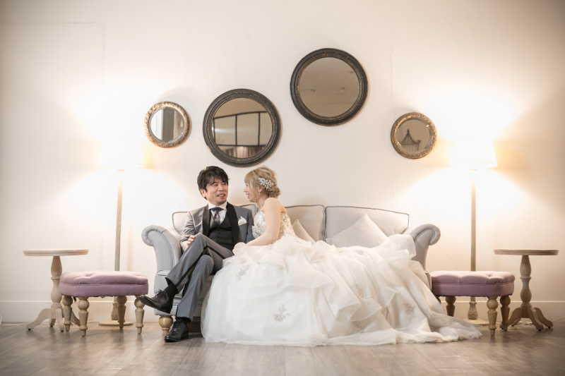 リラックスしたシーン