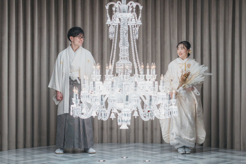 シャンデリア × 和装