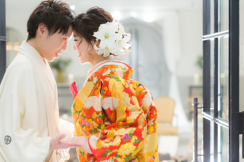 チャペルドコフレの世界観が詰まったエントランスで