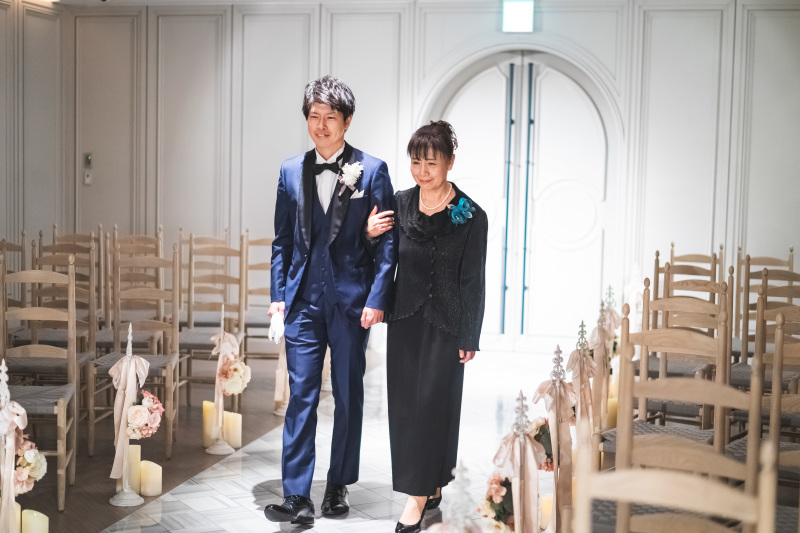 新郎さまの入場