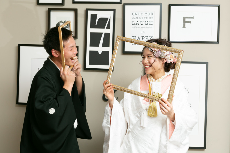 フォトブースで