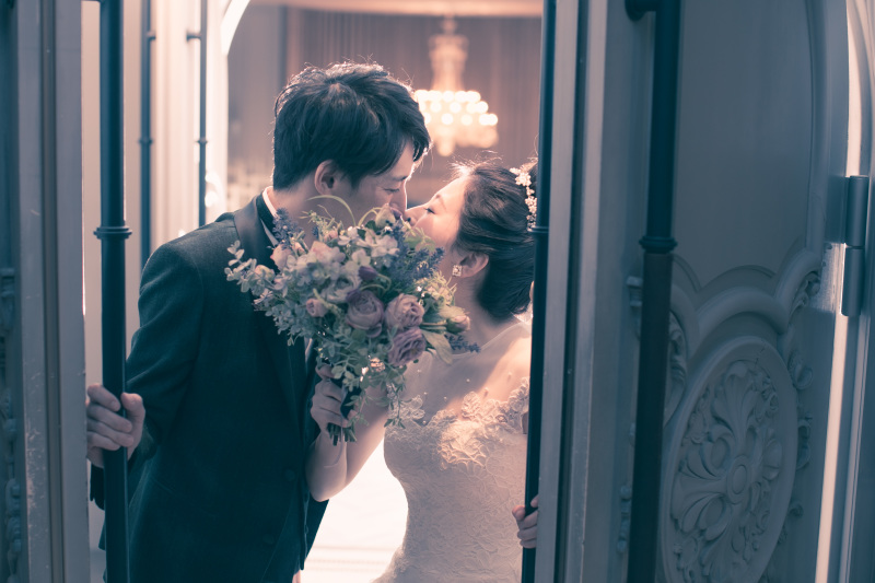 ドアの隙間から・・・♡