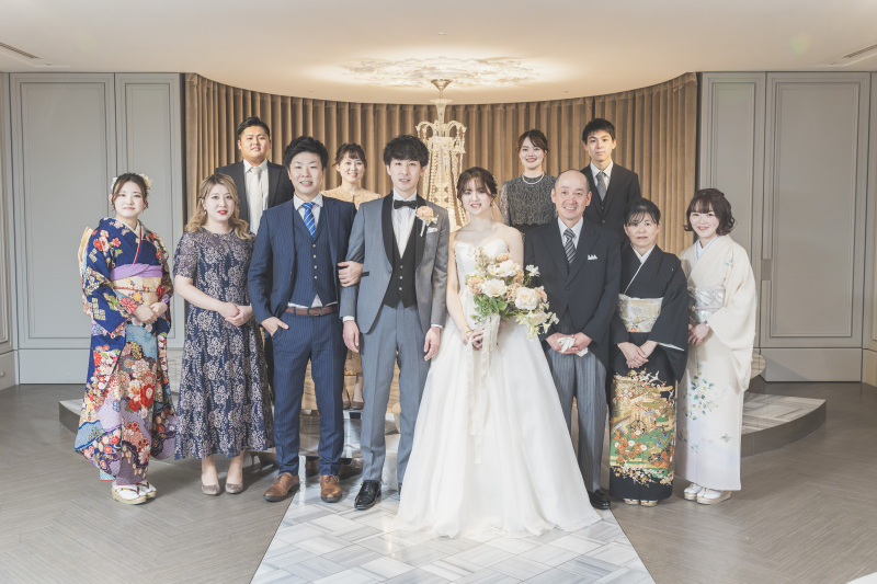 家族みんなで集合写真