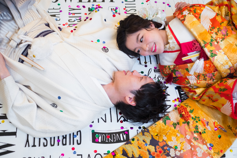 寝転びショット