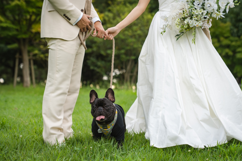 お二人のかわいいかわいいご家族も...♡