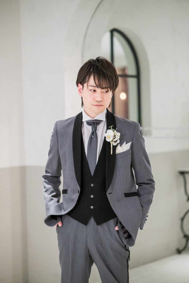 新郎様もソロショット