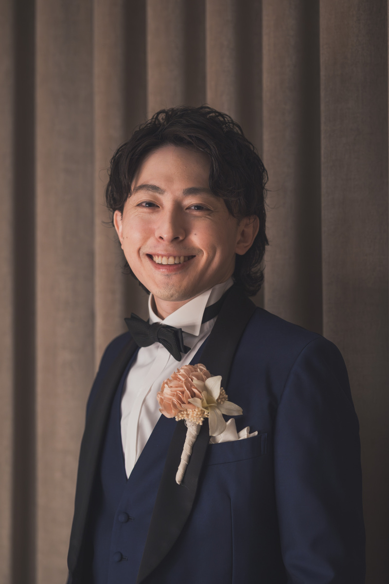 新郎様もソロショット