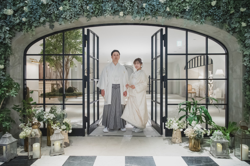 グリーンのエントランス