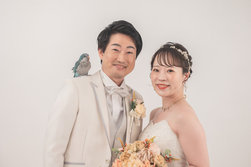 ペットの鳥さんと一緒に✻