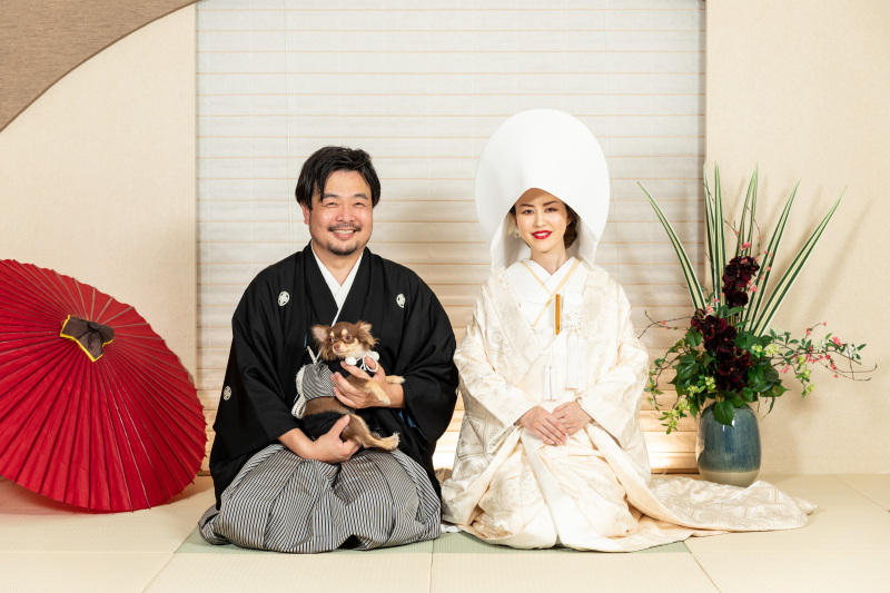 綿帽子を被って♪