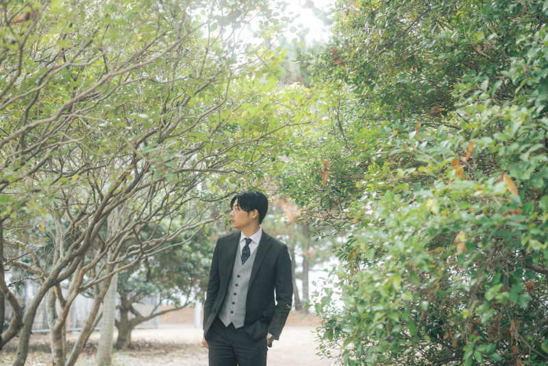 新郎様ソロショット