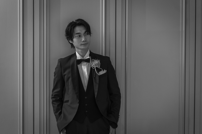 新郎様もソロショット