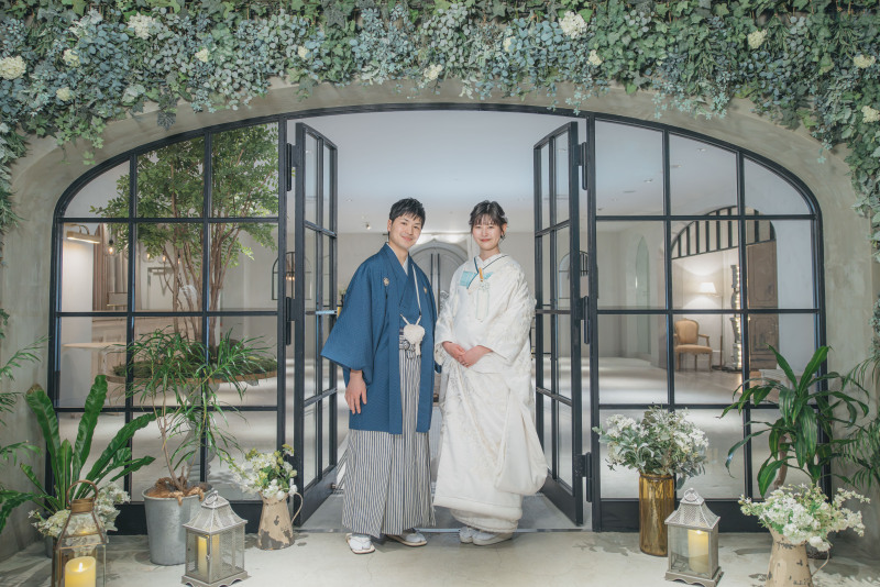 エントランスにて～