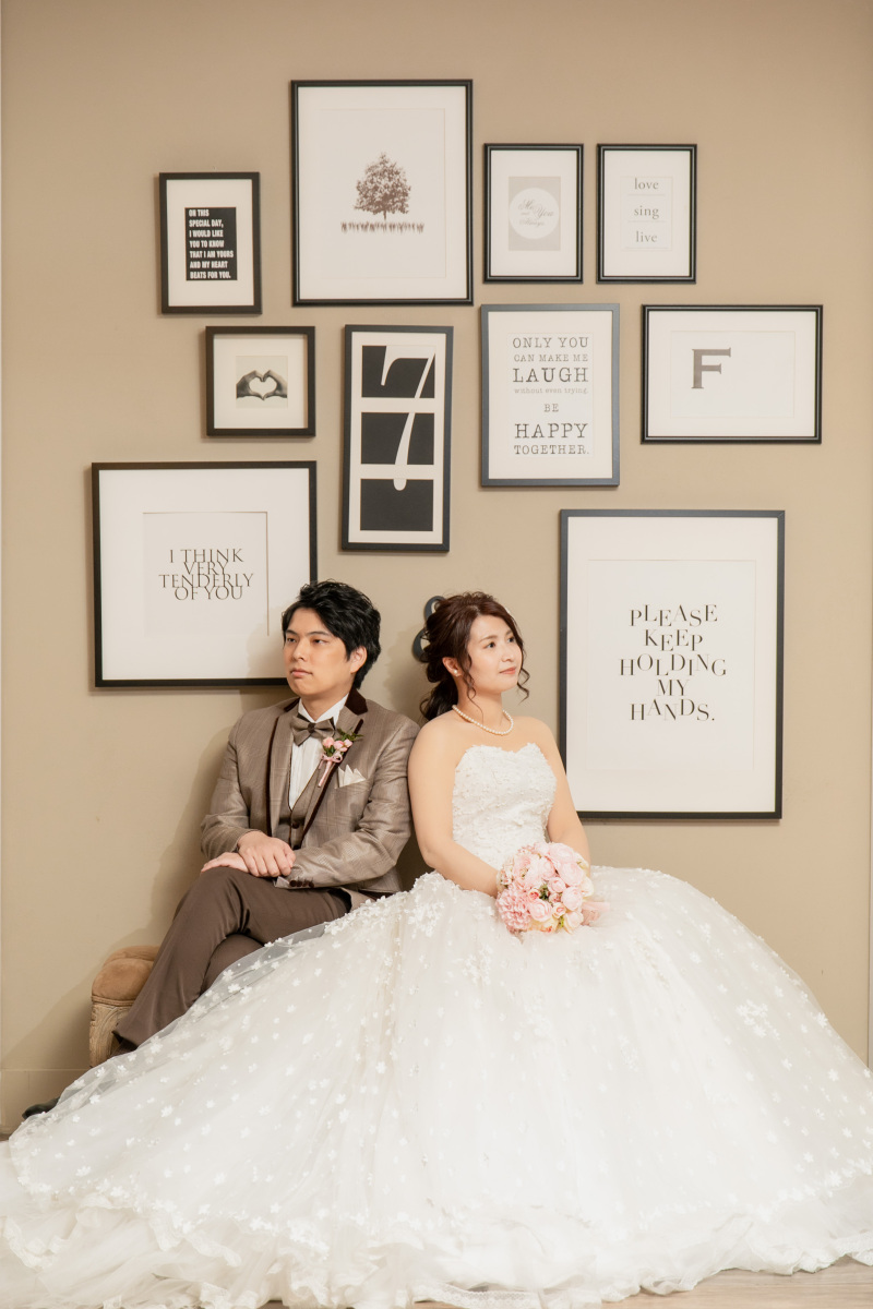 フォトブースにて