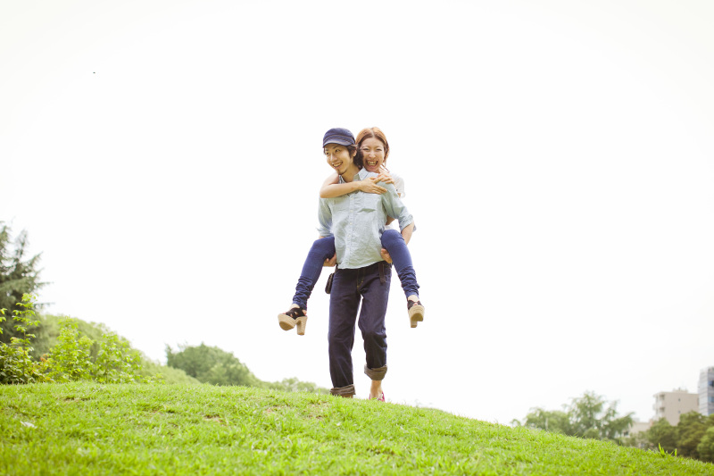 新婦様の念願だったおんぶも！！