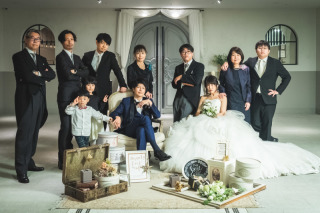 家族みんなでフォトウェディング