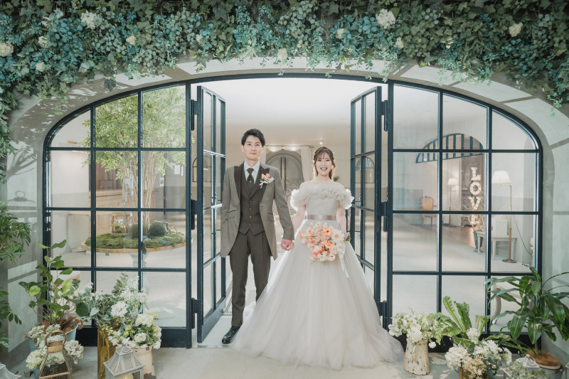 カラードレスで撮影！館内洋装フォト♪ 