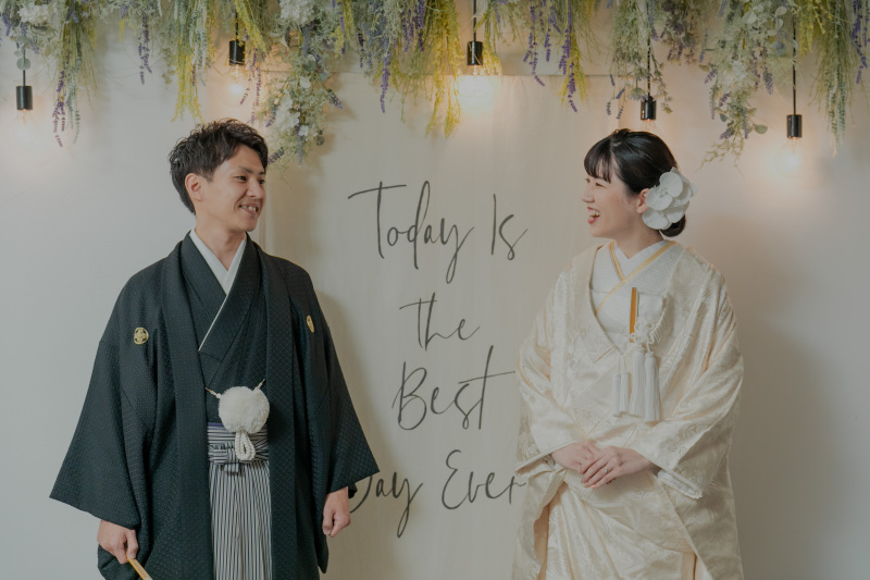 和装撮影からスタート！