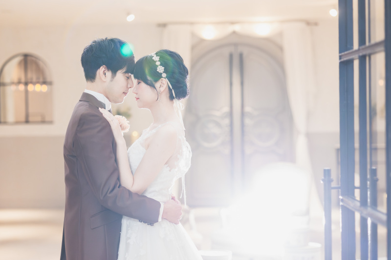 ライトを使って神秘的に*