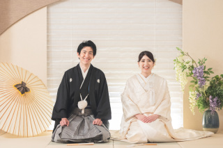 和装の装いで描くふたりの時間