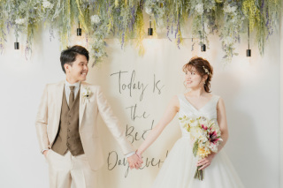 お二人らしく♪和装洋装2着撮影！