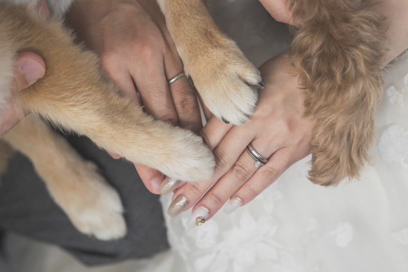 手元を合わせて♡