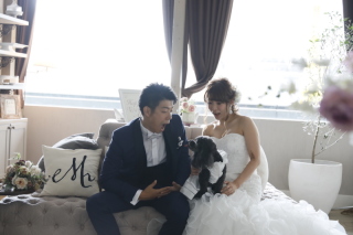 わんちゃん、ねこちゃんと一緒に♡【館内フォトプラン】